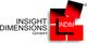 Logo von Insight Dimensions GmbH mit roten und schwarzen Quadraten.