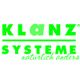 Grünes Logo mit dem Text: "KLÄNZ SYSTEME, natürlich anders".