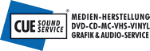 Logo von CUE Sound Service für Medienherstellung, Grafik- und Audiodienste.