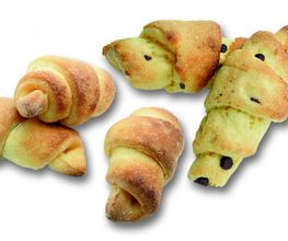 Glutenfreie Croissants (mit oder ohne Schokolade)