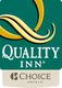 Quality Inn logo with a stylized "Q" above the text and Choice Hotels logo below.