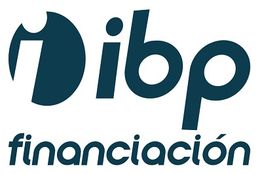 Logotipo con las palabras "ibp financiación" en azul.
