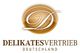 Logo von Delikatesvertrieb Deutschland mit stilisiertem "D" in einem braunen Kreis.
