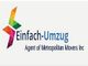 Colorful geometric logo with text: "Einfach-Umzug, Agent of Metropolitan Movers Inc."