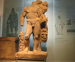 Römische Hercules-Skulptur, Fundort Güglingen.