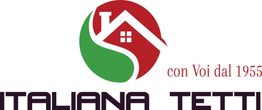Logo Italiana Tetti con casa stilizzata e testo "con Voi dal 1955".