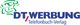 Logo der DT Werbung mit einem stilisierten Gesicht und dem Text "Telefonbuch-Verlag".