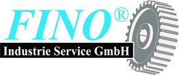 Logo von FINO Industrie Service GmbH mit Zahnrad-Symbol.