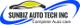 Logo of Sunbiz Auto Tech Inc with a stylized car and blue swoosh, "Complete Auto Care."