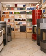 Kaminofen-Pelletofen-Herd- und Fliesenstudio