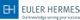 Euler Hermes Logo mit Text "Our knowledge serving your success".