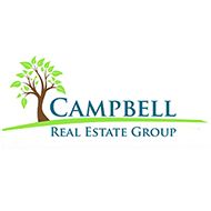 Logo of Campbell Real Estate Group with a tree graphic.