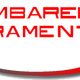 Logo rosso di Gambarelli Serramenti con scritta curva sotto.