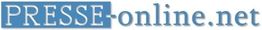 Logo mit dem Text "PRESSE-online.net" in blauer Schrift auf weißem Hintergrund.