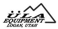 ULA Equipment logo with a mountain outline, based in Logan, Utah.