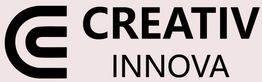 Logotipo de "Creativ Innova" con diseño de letras en negro sobre fondo claro.