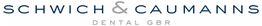 Logo von "Schwich & Caumanns Dental GbR" auf weißem Hintergrund.