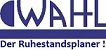 Logo von "WAHL - Der Ruhestandsplaner" in Blau und Weiß.