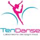 Logo di TenDanse con silhouette ballerina e testo: "Laboratorio dei sogni A.S.D.".