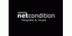 Logo mit Text "netcondition fotografie & visuals" auf schwarzem Hintergrund.