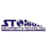 Logo with "STO Equipment & Technology" and a globe design with circular elements.