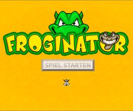 InGame Screen des Flashgames Froginator
