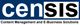 Logo mit Text "censis, Content Management and E-Business Solutions".