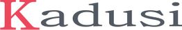 Texto del logo: "Kadusi" con la letra "K" en rojo y el resto en negro. Fondo blanco.