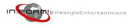 Logo mit Globus und Text: "IN.FORM - Lifestyle Entertainment".