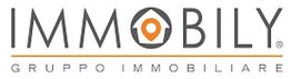 Logo di "Immobily Gruppo Immobiliare" con un'icona di casa nel testo.