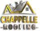 Logo of Chappelle Roofing featuring stylized roof elements.