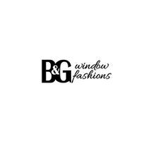 B&G Window Fashions logo in black text against a white background.