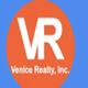Logo with "VR Venice Realty, Inc." in white on an orange oval against a blue background.