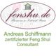Logo von fenshu.de, Andreas Schiffmann, zertifizierter Feng Shui Consultant.