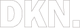 Schriftzug "DKN" in weißer Farbe auf transparentem Hintergrund.