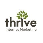 Logo of Thrive Internet Marketing with a tree forming the letter "i".