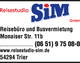 Reisebüro Sim, Monaise Str. 11b, 54294 Trier, Tel: (06 51) 9 75 08-0, www.reisestudio-sim.de.
