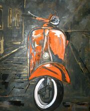 handgemalte Bildelemente zur Wandgestaltung