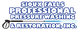 Text logo: Sioux Falls Professional Pressure Washing & Restoration, Inc., with hose graphic.