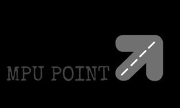 Schwarzer Hintergrund mit "MPU POINT" und einem Pfeil rechts oben.