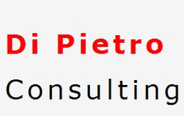 Roter Text "Di Pietro" und schwarzer Text "Consulting" auf weißem Hintergrund.