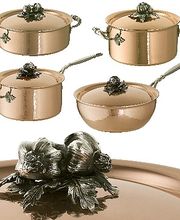 Kupfer-Kochgeschirr-Serie Opus cupra von Ruffoni