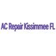 Text: "AC Repair Kissimmee FL" in purple font on a white background.