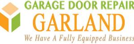 Logo: Garage Door Repair Garland with tagline "We Have A Fully Equipped Business".