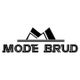 Logo mit stilisiertem "M" über dem Text "MODE BRUD" in schwarzer Schrift auf weißem Hintergrund.