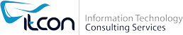 Logo de ITCon con texto "Information Technology Consulting Services".
