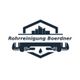 Logo von Rohrreinigung Boerdner mit Rohrzangen-Design und einem Tropfen.