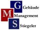 Logo mit den Buchstaben G, M, S für Gebäude, Management, Stiegeler.
