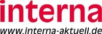 Roter Text "interna" mit URL www.interna-aktuell.de darunter.