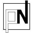 Logo mit stilisierten Buchstaben "p" und "N" in einem quadratischen Rahmen.